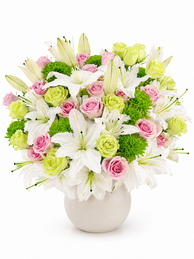Lily Garden – Premium Deluxe Arrangement