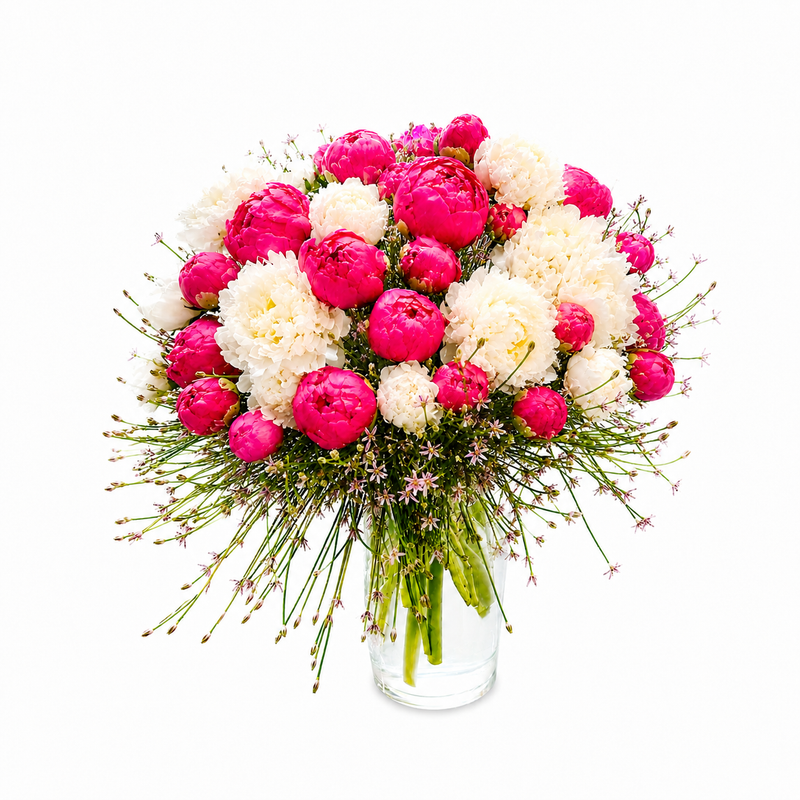 Peonies Garden – Premium Deluxe Arrangement